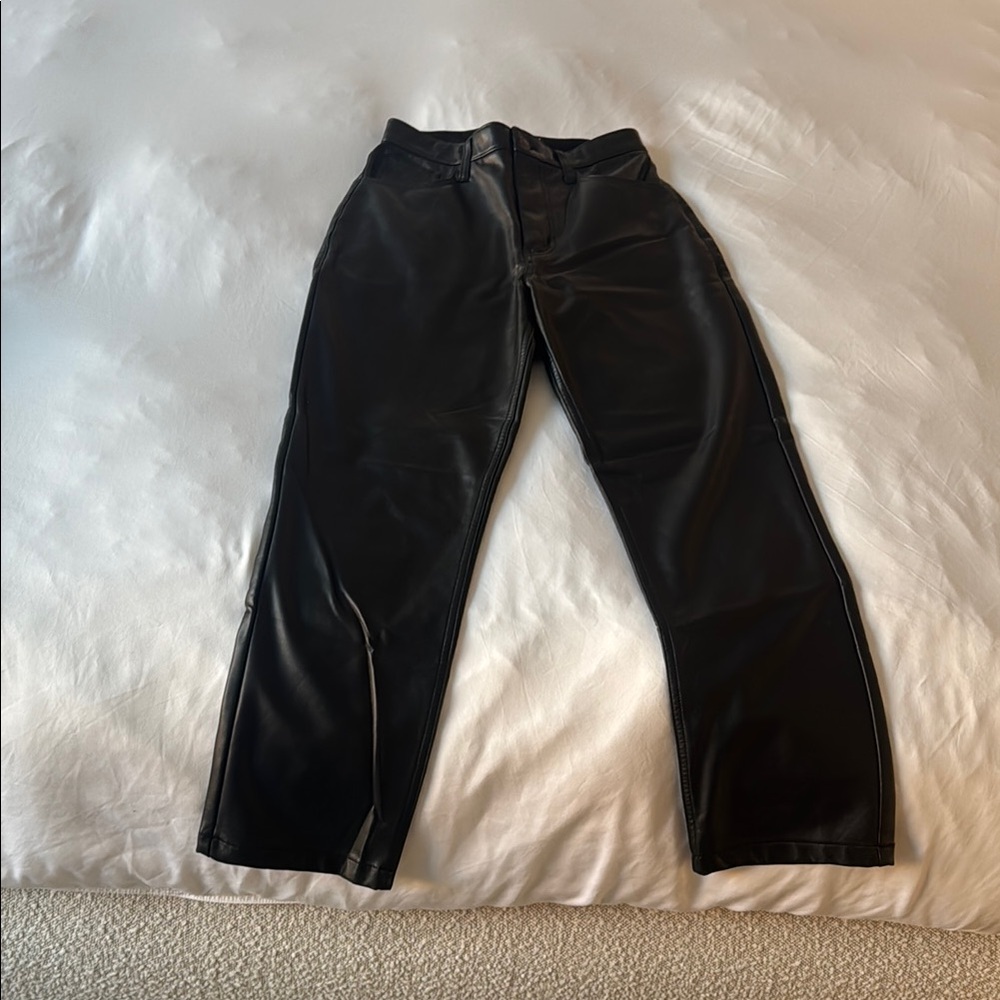 Black Leather Pants